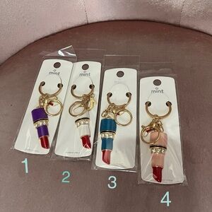 1 lipstick purse charm/ keychain of your choice